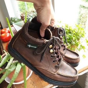 Brown Leather Ankle Boots